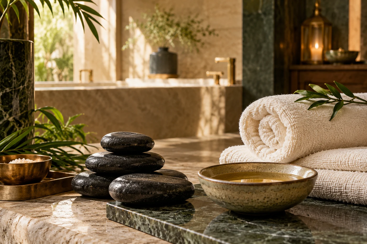 Taş Masajı temsili spa görseli